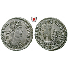 Römische Kaiserzeit, Constans, Bronze 348-350, f.st