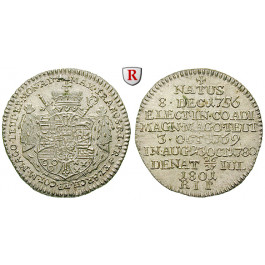 Deutscher Orden, Maximilian II. Franz von Österreich, 10 Konventionskreuzer 1801, vz-st