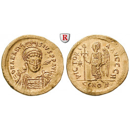 Byzanz, Anastasius I., Solidus 491-498, vz-st
