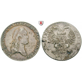 Sachsen, Albertinische Linie, Friedrich August III., 2/3 Konventionstaler 1790, ss-vz