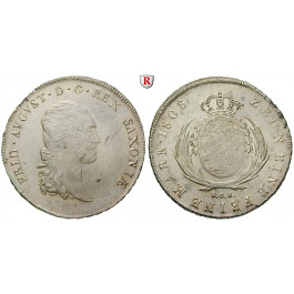 Sachsen, Königreich Sachsen, Friedrich August I., Konventionstaler 1808, vz+