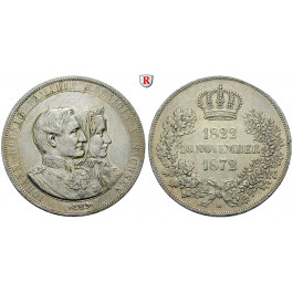 Sachsen, Königreich Sachsen, Johann, Vereinsdoppeltaler 1872, ss+