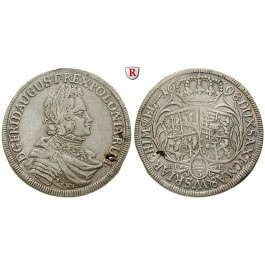 Sachsen, Albertinische Linie, Friedrich August I., 2/3 Taler 1698, ss+