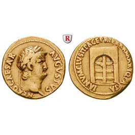 Römische Kaiserzeit, Nero, Aureus 64-66, ss