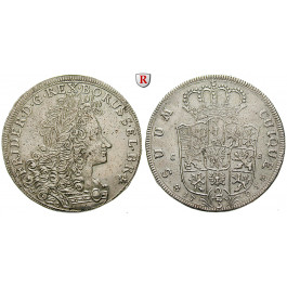 Brandenburg-Preussen, Königreich Preussen, Friedrich I., 2/3 Taler 1705, vz+