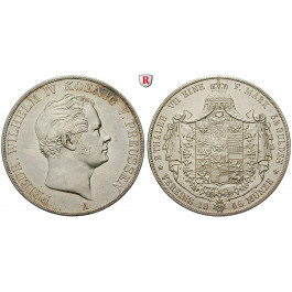 Brandenburg-Preussen, Königreich Preussen, Friedrich Wilhelm IV., Vereinsdoppeltaler 1846, vz/vz-st