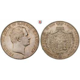 Brandenburg-Preussen, Königreich Preussen, Friedrich Wilhelm IV., Vereinsdoppeltaler 1841, vz+