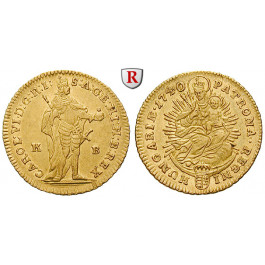 Römisch Deutsches Reich, Karl VI., Dukat 1740, ss-vz