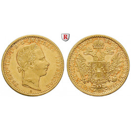Österreich, Kaiserreich, Franz Joseph I., Dukat 1860, ss-vz