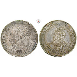 Halberstadt, Bistum, Albrecht von Brandenburg, Taler 1544, f.vz