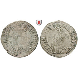 Halberstadt, Bistum, Albrecht von Brandenburg, Breitgroschen o.J. (1524-1533), ss
