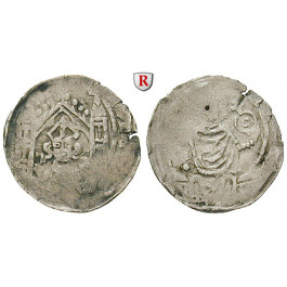 Werden und Helmstedt, Abtei, Wilhelm II. von Hardenberg, Pfennig, ss