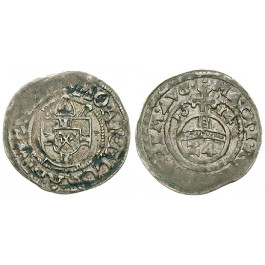 Werden und Helmstedt, Abtei, Konrad II. von Klocht, Groschen 1614, vz