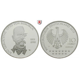 Bundesrepublik Deutschland, 10 Euro 2015, Otto von Bismarck, A, PP