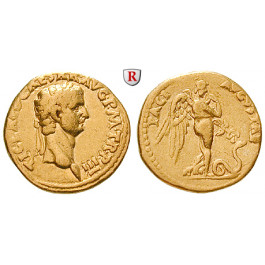 Römische Kaiserzeit, Claudius I., Aureus 43-44, ss+