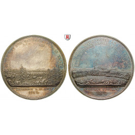 Herrnhut, Stadt in Sachsen, Silbermedaille 1822, vz