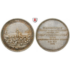 Marienberg, Stadt, Silbermedaille 1821, vz