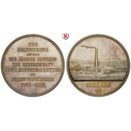 Freiberg, Stadt in Sachsen, Silbermedaille 1891, f.st