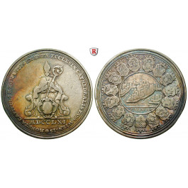 Passau, Bistum, Sedisvakanz, Silbermedaille 1761, ss