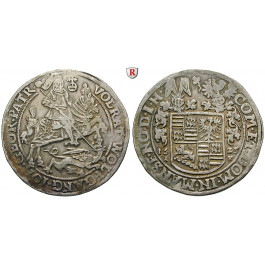 Mansfeld, Grafschaft, Mansfeld-Vorderort-Artern, Volrat VI., Wolfgang III. und Joh. Georg II., Reichstaler 1625, ss-vz