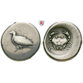 Sizilien, Akragas, Didrachme 495-478 v.Chr., ss/ss+