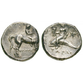 Italien-Kalabrien, Taras (Tarent), Didrachme 272-240 v.Chr., ss-vz/vz