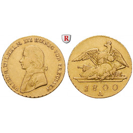 Brandenburg-Preussen, Königreich Preussen, Friedrich Wilhelm III., Doppelter Friedrichs d`or 1800, ss