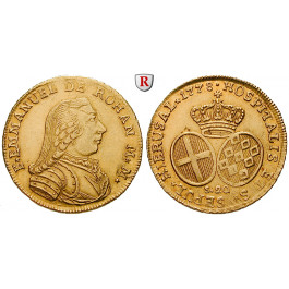 Malta, Malteser Orden, Emmanuel de Rohan, 20 Scudi 1778, ss+/ss-vz