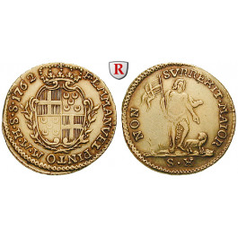 Malta, Malteser Orden, Emmanuel Pinto, 10 Scudi 1762, ss