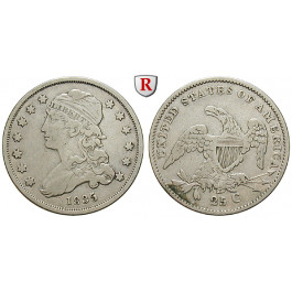 USA, 25 Cents 1835, ss