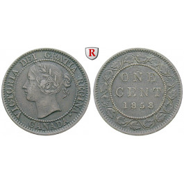Kanada, Victoria, Cent 1858, ss