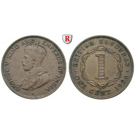 Britisch-Honduras, George V., Cent 1926, vz