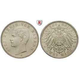 Deutsches Kaiserreich, Bayern, Otto, 2 Mark 1896, D, vz+, J. 45