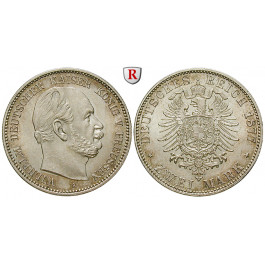 Deutsches Kaiserreich, Preussen, Wilhelm I., 2 Mark 1877, A, vz+, J. 96