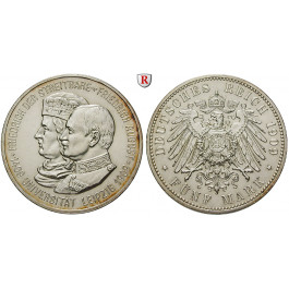 Deutsches Kaiserreich, Sachsen, Friedrich August III., 5 Mark 1909, Universität Leipzig, vz-st, J. 139