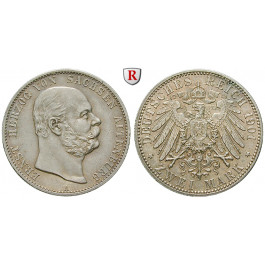Deutsches Kaiserreich, Sachsen-Altenburg, Ernst, 2 Mark 1901, A, f.vz, J. 142