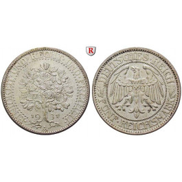 Weimarer Republik, 5 Reichsmark 1931, Eichbaum, A, vz, J. 331