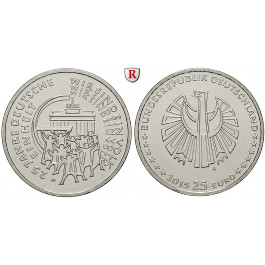 Bundesrepublik Deutschland, 25 Euro 2015, 25 Jahre Deutsche Einheit, nach unserer Wahl, A-J, bfr.