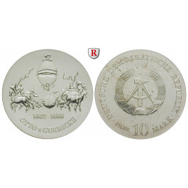 DDR, Proben, 10 Mark 1977, von Guericke, Motivprobe, st, J. 1565 P