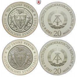 DDR, 20 Mark 1987, PP, J. 1617