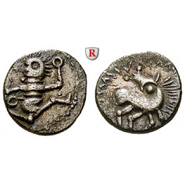 Deutschland, Hessen, Ubii, Quinar 1. Jh.v.Chr., ss+