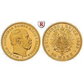 Deutsches Kaiserreich, Preussen, Wilhelm I., 20 Mark 1888, A, PP, J. 246