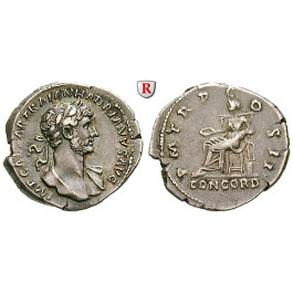 Römische Kaiserzeit, Hadrianus, Denar 118, vz