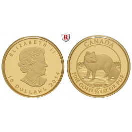 Kanada, Elizabeth II., 10 Dollars 2014, 7,79 g fein, PP