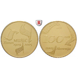 Slowenien, 100 Euro 2009, 6,3 g fein, PP