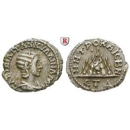 Römische Provinzialprägungen, Kappadokien, Caesarea, Tranquillina, Frau Gordianus III., Drachme Jahr 4 = 240/241, f.vz
