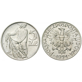 Polen, Volksrepublik, 5 Zlotych 1971, f.st