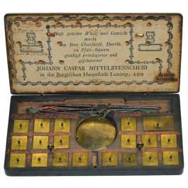 Jülich-Kleve-Berg, Herzogtum Berg, Johann Caspar Mittelstenscheidt in Lennep, Münzwaage 180  (vor 1806), vz