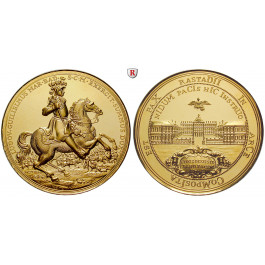 Baden, Baden-Baden, Ludwig Wilhelm, Goldmedaille 1955, 63,99 g fein, st aus PP