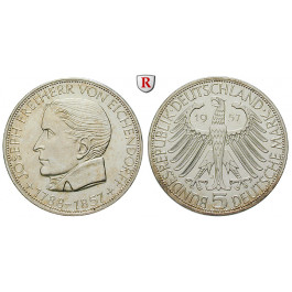 Bundesrepublik Deutschland, 5 DM 1957, Eichendorff, J, vz-st, J. 391
